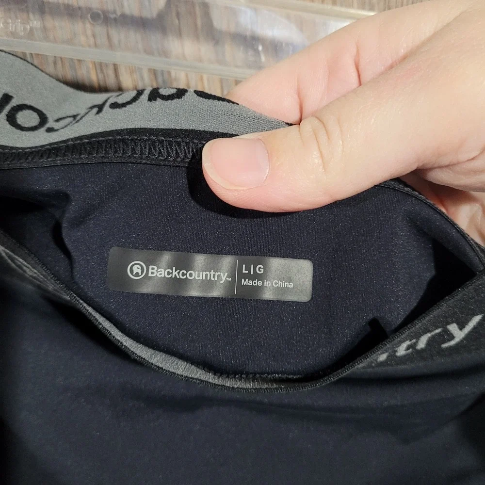 BackCountry Cycling Liner Shorts Mens Large Black Padded Bike Liner MTB - Picture 4 of 7